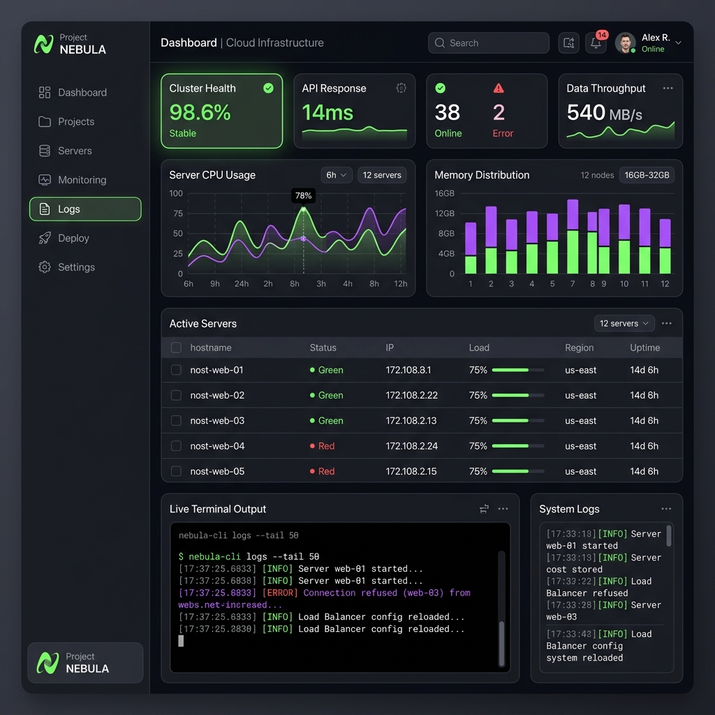 Black Armor AI Dashboard Interface
